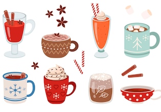 hot chocolate drawings