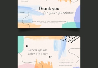 Business thank you cards