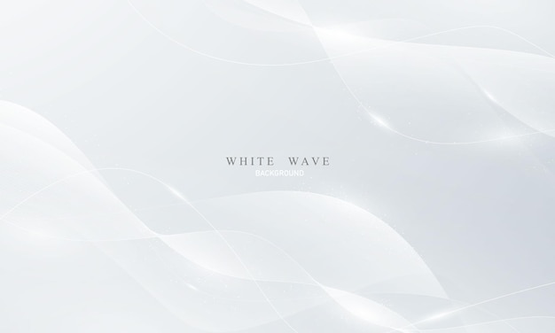 Vector abstract white background poster with dynamic. technology network vector illustration.