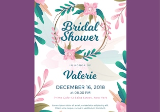 Bridal shower invitations