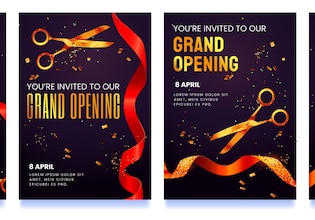 Grand Opening posters