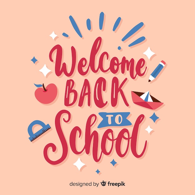 Free vector colorful back to school collection