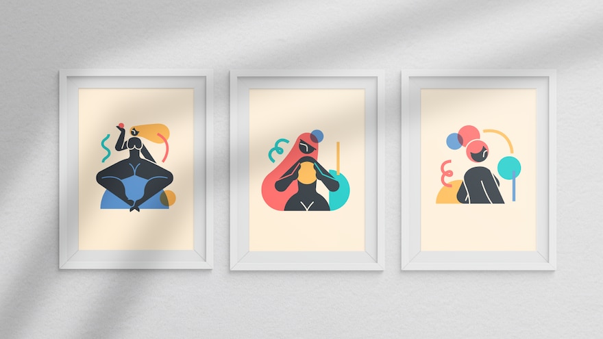 Unleashing the artistic potential of silhouettes in graphic design