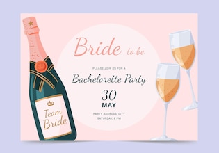Bachelorette party invitations