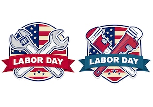 Labor Day logos