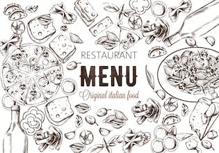 food drawings