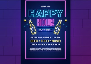 Happy Hour posters