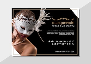 Masquerade invitations