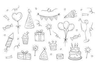 Birthday drawings
