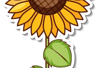 Sunflower clip arts