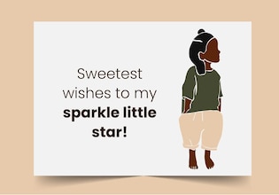 African american greeting greeting cards