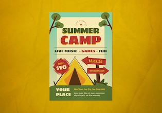 Summer camp flyers