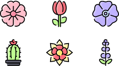 flower icons